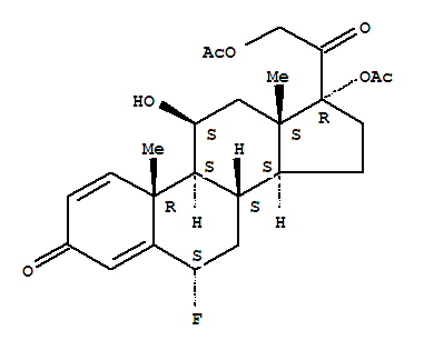 9-Fluoropregna-1,4-diene-11,17,21-triol-3,20-dione17,21-diacetateStructure,64088-99-9Structure 9-Fluoropregna-1,4-diene-11,17,21-triol-3,20-dione17,21-diacetate Structure,64088-99-9Structure