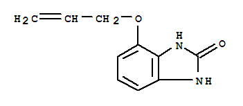 2H-benzimidazol-2-one,1,3-dihydro-4-(2-propenyloxy)-(9ci)Structure,64208-36-2Structure 2H-benzimidazol-2-one,1,3-dihydro-4-(2-propenyloxy)-(9ci) Structure,64208-36-2Structure
