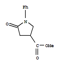 Methyl 5-oxo-1-phenylpyrrolidine-3-carboxylateStructure,64320-92-9Structure Methyl 5-oxo-1-phenylpyrrolidine-3-carboxylate Structure,64320-92-9Structure