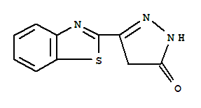 3H-pyrazol-3-one,5-(2-benzothiazolyl)-2,4-dihydro-(9ci)Structure,64323-61-1Structure 3H-pyrazol-3-one,5-(2-benzothiazolyl)-2,4-dihydro-(9ci) Structure,64323-61-1Structure