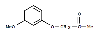 1-(3-甲氧基苯氧基)-2-丙酮結(jié)構(gòu)式_6437-63-4結(jié)構(gòu)式