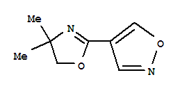 Isoxazole, 4-(4,5-dihydro-4,4-dimethyl-2-oxazolyl)-(9ci)Structure,646534-55-6Structure Isoxazole, 4-(4,5-dihydro-4,4-dimethyl-2-oxazolyl)-(9ci) Structure,646534-55-6Structure