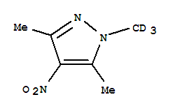 1H-pyrazole, 3,5-dimethyl-1-(methyl-d3)-4-nitro-(9ci)Structure,64678-72-4Structure 1H-pyrazole, 3,5-dimethyl-1-(methyl-d3)-4-nitro-(9ci) Structure,64678-72-4Structure