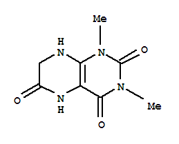  1,5,7,8-四氫-1,3-二甲基-2,4,6(3H)-蝶啶三酮結(jié)構(gòu)式_64724-39-6結(jié)構(gòu)式