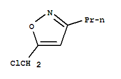 Isoxazole, 5-(chloromethyl)-3-propyl-(9ci)Structure,64988-70-1Structure Isoxazole, 5-(chloromethyl)-3-propyl-(9ci) Structure,64988-70-1Structure