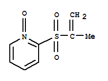 (9ci)-2-[(1-甲基乙烯)磺?；鵠-吡啶,1-氧化物結構式_65332-88-9結構式