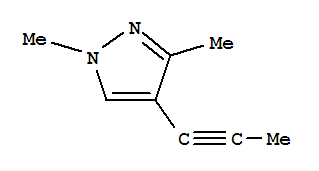 1H-pyrazole, 1,3-dimethyl-4-(1-propynyl)-(9ci)Structure,65447-58-7Structure 1H-pyrazole, 1,3-dimethyl-4-(1-propynyl)-(9ci) Structure,65447-58-7Structure