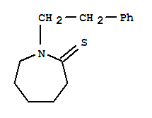 2H-azepine-2-thione, hexahydro-1-(2-phenylethyl)-Structure,65486-38-6Structure 2H-azepine-2-thione, hexahydro-1-(2-phenylethyl)- Structure,65486-38-6Structure