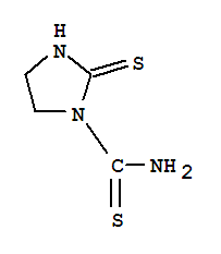 1-Imidazolidinecarbothioamide, 2-thioxo-Structure,695-76-1Structure 1-Imidazolidinecarbothioamide, 2-thioxo- Structure,695-76-1Structure