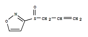 Isoxazole, 3-(2-propenylsulfinyl)-(9ci)Structure,69528-81-0Structure Isoxazole, 3-(2-propenylsulfinyl)-(9ci) Structure,69528-81-0Structure