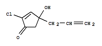 2-Cyclopenten-1-one, 2-chloro-4-hydroxy-4-(2-propenyl)-(9ci)Structure,700869-79-0Structure 2-Cyclopenten-1-one, 2-chloro-4-hydroxy-4-(2-propenyl)-(9ci) Structure,700869-79-0Structure