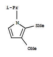 1H-pyrrole,3-methoxy-1-(1-methylethyl)-2-(methylthio)-(9ci)Structure,700874-12-0Structure 1H-pyrrole,3-methoxy-1-(1-methylethyl)-2-(methylthio)-(9ci) Structure,700874-12-0Structure