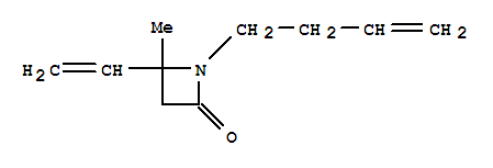 2-Azetidinone,1-(3-butenyl)-4-ethenyl-4-methyl-(9ci)Structure,701304-71-4Structure 2-Azetidinone,1-(3-butenyl)-4-ethenyl-4-methyl-(9ci) Structure,701304-71-4Structure