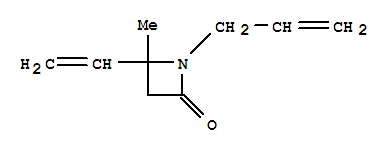 2-Azetidinone,4-ethenyl-4-methyl-1-(2-propenyl)-(9ci)Structure,701304-73-6Structure 2-Azetidinone,4-ethenyl-4-methyl-1-(2-propenyl)-(9ci) Structure,701304-73-6Structure