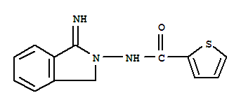 (9ci)-n-(1,3-二氫-1-亞氨基-2H-異吲哚-2-基)-2-噻吩羧酰胺結(jié)構(gòu)式_702629-69-4結(jié)構(gòu)式