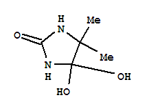 2-Imidazolidinone, 4,4-dihydroxy-5,5-dimethyl-(9ci) Structure,705282-54-8Structure