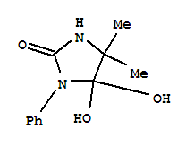 2-Imidazolidinone,5,5-dihydroxy-4,4-dimethyl-1-phenyl-(9ci)Structure,705282-60-6Structure 2-Imidazolidinone,5,5-dihydroxy-4,4-dimethyl-1-phenyl-(9ci) Structure,705282-60-6Structure