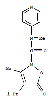 2(5H)-isoxazolecarboxamide, n,3-dimethyl-4-(1-methylethyl)-5-oxo-n-4-pyridinyl- Structure,706803-93-2Structure