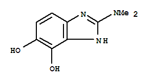 1H-benzimidazole-4,5-diol,2-(dimethylamino)-(9ci) Structure,708201-76-7Structure