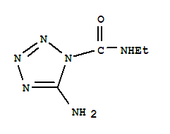 1H-tetrazole-1-carboxamide,5-amino-n-ethyl-(9ci)Structure,709015-91-8Structure 1H-tetrazole-1-carboxamide,5-amino-n-ethyl-(9ci) Structure,709015-91-8Structure
