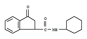 1H-indene-1-carboxamide,n-cyclohexyl-2,3-dihydro-3-oxo-(9ci) Structure,709026-02-8Structure