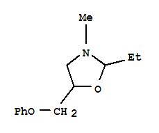 (9ci)-2-乙基-3-甲基-5-(苯氧基甲基)-噁唑啉結構式_709601-81-0結構式