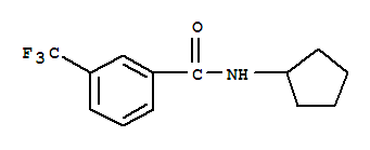 Benzamide, n-cyclopentyl-3-(trifluoromethyl)-(9ci)Structure,710310-44-4Structure Benzamide, n-cyclopentyl-3-(trifluoromethyl)-(9ci) Structure,710310-44-4Structure