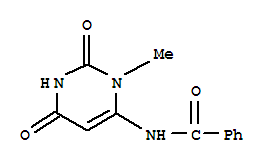 (9ci)-n-(1,2,3,6-四氫-3-甲基-2,6-二氧代-4-嘧啶)-苯甲酰胺結(jié)構(gòu)式_712286-96-9結(jié)構(gòu)式