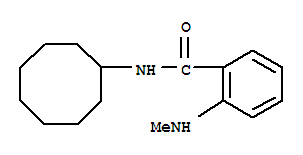 Benzamide, n-cyclooctyl-2-(methylamino)-(9ci)Structure,712299-75-7Structure Benzamide, n-cyclooctyl-2-(methylamino)-(9ci) Structure,712299-75-7Structure