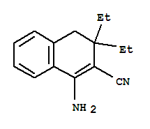 2-Naphthalenecarbonitrile,1-amino-3,3-diethyl-3,4-dihydro-(9ci) Structure,712320-58-6Structure