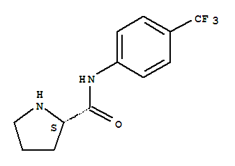 (2s)-(9ci)-n-[4-(三氟甲基)苯基]-2-吡咯烷羧酰胺結(jié)構(gòu)式_713508-60-2結(jié)構(gòu)式