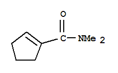 1-Cyclopentene-1-carboxamide,n,n-dimethyl-(9ci)Structure,71364-50-6Structure 1-Cyclopentene-1-carboxamide,n,n-dimethyl-(9ci) Structure,71364-50-6Structure