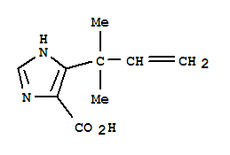 1H-imidazole-5-carboxylic acid, 4-(1,1-dimethyl-2-propen-1-yl)- Structure,714273-87-7Structure