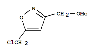 Isoxazole, 5-(chloromethyl)-3-(methoxymethyl)-(9ci)Structure,71495-01-7Structure Isoxazole, 5-(chloromethyl)-3-(methoxymethyl)-(9ci) Structure,71495-01-7Structure