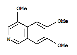 Isoquinoline, 4,6,7-trimethoxy-(9ci)Structure,71521-99-8Structure Isoquinoline, 4,6,7-trimethoxy-(9ci) Structure,71521-99-8Structure