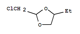 1,3-Dioxolane, 2-(chloromethyl)-4-ethyl-Structure,71686-27-6Structure 1,3-Dioxolane, 2-(chloromethyl)-4-ethyl- Structure,71686-27-6Structure