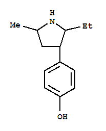 Phenol, 4-(2-ethyl-5-methyl-3-pyrrolidinyl)-(9ci)Structure,717816-69-8Structure Phenol, 4-(2-ethyl-5-methyl-3-pyrrolidinyl)-(9ci) Structure,717816-69-8Structure