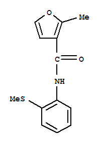 (9ci)-2-甲基-n-[2-(甲基硫代)苯基]-3-呋喃羧酰胺結(jié)構(gòu)式_717854-49-4結(jié)構(gòu)式