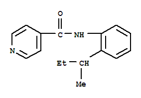 (9ci)-n-[2-(1-甲基丙基)苯基]-4-吡啶羧酰胺結(jié)構(gòu)式_717870-27-4結(jié)構(gòu)式