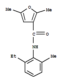 (9ci)-n-(2-乙基-6-甲基苯基)-2,5-二甲基-3-呋喃羧酰胺結(jié)構(gòu)式_717871-51-7結(jié)構(gòu)式