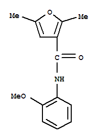 (9ci)-n-(2-甲氧基苯基)-2,5-二甲基-3-呋喃羧酰胺結構式_717873-66-0結構式