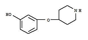 Phenol, 3-(4-piperidinyloxy)-(9ci)Structure,718596-86-2Structure Phenol, 3-(4-piperidinyloxy)-(9ci) Structure,718596-86-2Structure