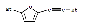 (9ci)-2-(1-丁炔基)-5-乙基-呋喃結(jié)構(gòu)式_71860-16-7結(jié)構(gòu)式