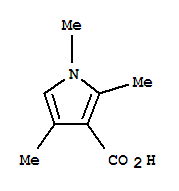 1H-pyrrole-3-carboxylicacid,1,2,4-trimethyl-(9ci)Structure,71959-94-9Structure 1H-pyrrole-3-carboxylicacid,1,2,4-trimethyl-(9ci) Structure,71959-94-9Structure