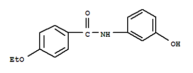 Benzamide, 4-ethoxy-n-(3-hydroxyphenyl)-(9ci)Structure,723255-70-7Structure Benzamide, 4-ethoxy-n-(3-hydroxyphenyl)-(9ci) Structure,723255-70-7Structure