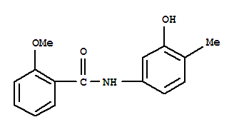 Benzamide, n-(3-hydroxy-4-methylphenyl)-2-methoxy-(9ci)Structure,723257-28-1Structure Benzamide, n-(3-hydroxy-4-methylphenyl)-2-methoxy-(9ci) Structure,723257-28-1Structure