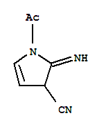 1H-pyrrole-3-carbonitrile, 1-acetyl-2,3-dihydro-2-imino-(9ci)Structure,724462-20-8Structure 1H-pyrrole-3-carbonitrile, 1-acetyl-2,3-dihydro-2-imino-(9ci) Structure,724462-20-8Structure