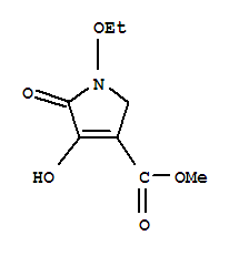 1H-pyrrole-3-carboxylicacid,1-ethoxy-2,5-dihydro-4-hydroxy-5-oxo-,methylester(9ci)Structure,724742-80-7Structure 1H-pyrrole-3-carboxylicacid,1-ethoxy-2,5-dihydro-4-hydroxy-5-oxo-,methylester(9ci) Structure,724742-80-7Structure