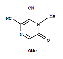 2,3-Pyrazinedicarbonitrile,1,6-dihydro-5-methoxy-1-methyl-6-oxo-(9ci)Structure,724744-00-7Structure 2,3-Pyrazinedicarbonitrile,1,6-dihydro-5-methoxy-1-methyl-6-oxo-(9ci) Structure,724744-00-7Structure