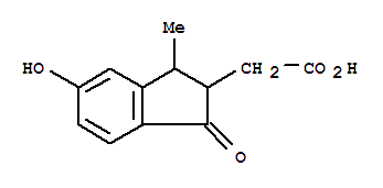 2-Indanacetic acid, 5-hydroxy-3-methyl-1-oxo-(5ci)Structure,725715-05-9Structure 2-Indanacetic acid, 5-hydroxy-3-methyl-1-oxo-(5ci) Structure,725715-05-9Structure
